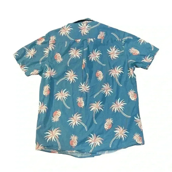 Rip Curl Botton Down Shirt with Tropical Print Size L - Picture 2 of 4